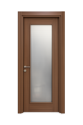 Porte avec grand vitrage